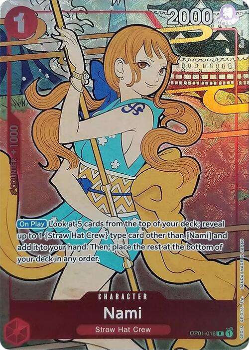 Nami (English Version 1st Anniversary Set) (OP01-016) [One Piece