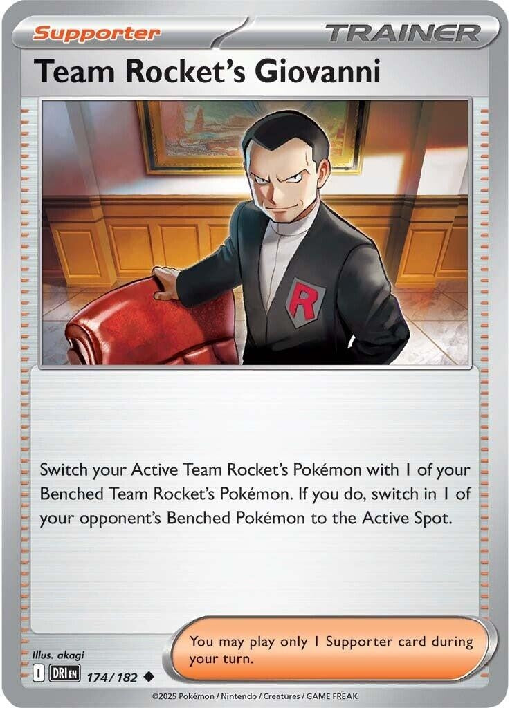 Team Rocket's Giovanni (174/182) (SV10: Destined Rivals)