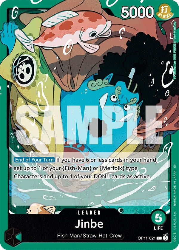Jinbe (021) (OP11-021) (A Fist of Divine Speed)