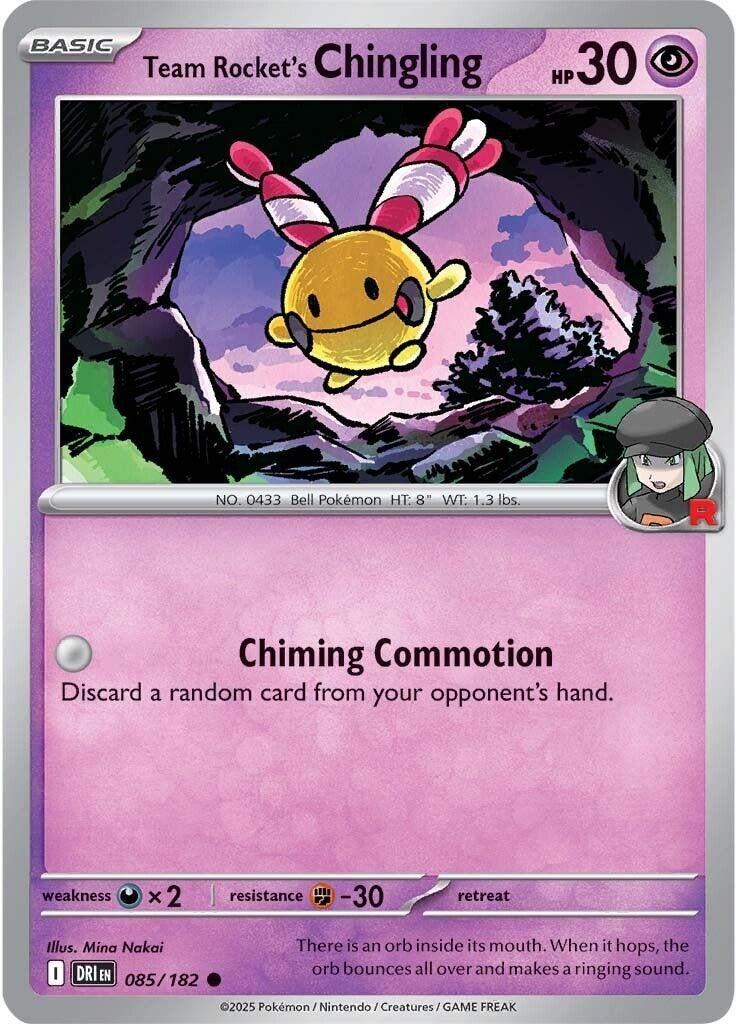 Team Rocket's Chingling (085/182) (SV10: Destined Rivals)