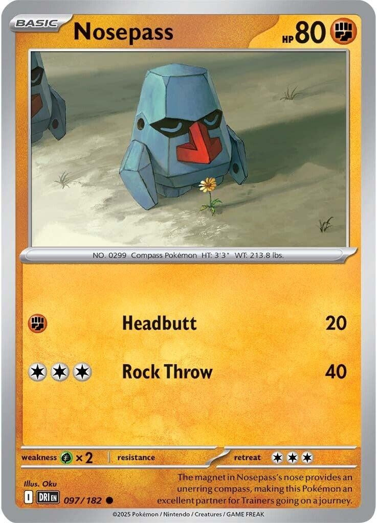 Nosepass (097/182) (SV10: Destined Rivals)