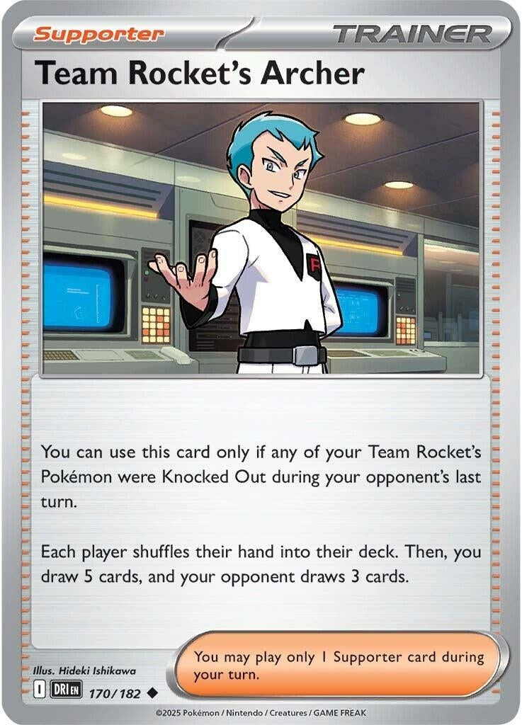 Team Rocket's Archer (170/182) (SV10: Destined Rivals)