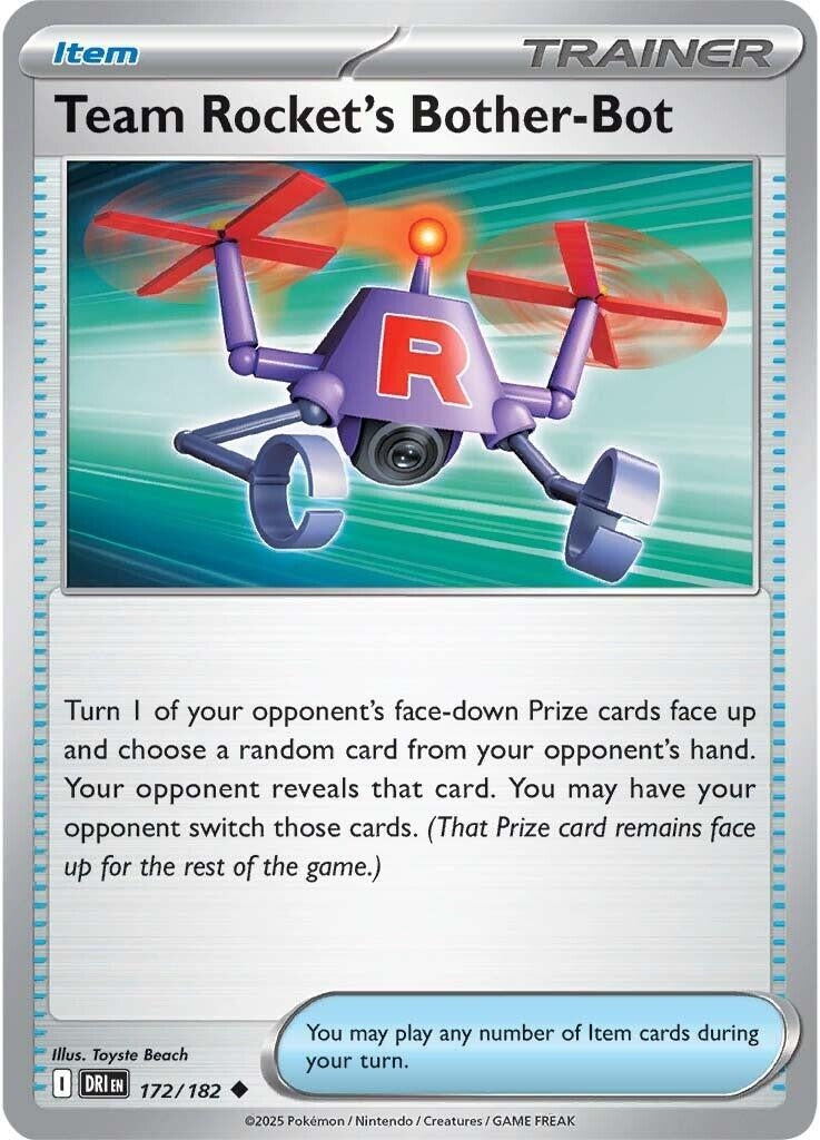 Team Rocket's Bother-Bot (172/182) (SV10: Destined Rivals)