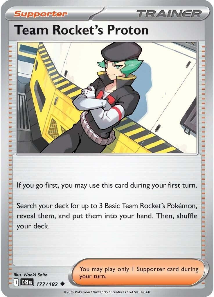 Team Rocket's Proton (177/182) (SV10: Destined Rivals)