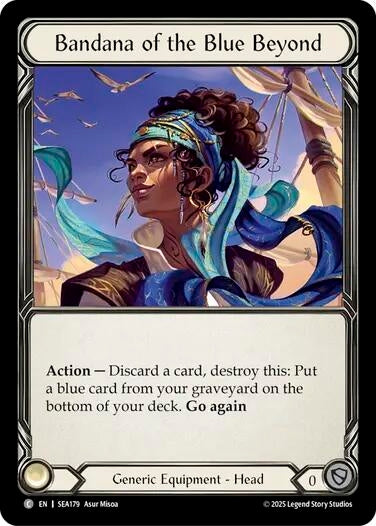 Image for Bandana of the Blue Beyonds (SEA179) (High Seas) - Flesh and Blood TCG