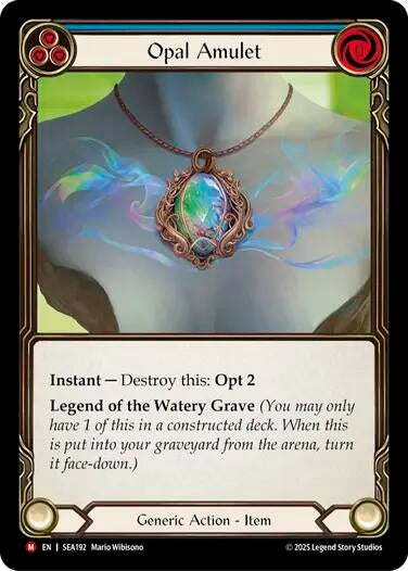 Image for Opal Amulet (SEA192) (High Seas) - Flesh and Blood TCG