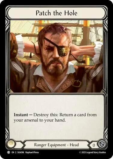 Image for Patch the Hole (Treasure) (SEA096) (High Seas) - Flesh and Blood TCG