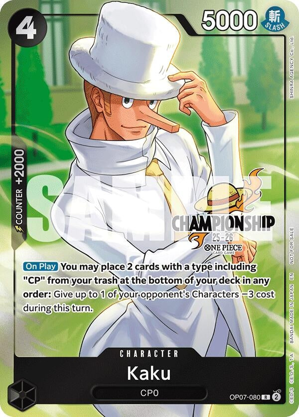 Image for Kaku (CS 25-26 Celebration Pack) (OP07-080) (One Piece Promotion Cards) - One Piece Card Game