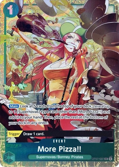 Image for More Pizza!! (Premium Card Collection -Best Selection Vol. 4-) (OP07-037) (One Piece Promotion Cards) - One Piece Card Game