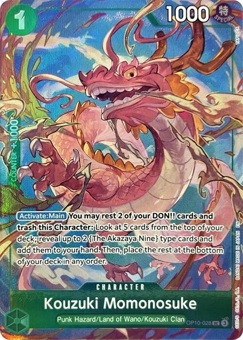 Image for Kouzuki Momonosuke (Premium Card Collection -Best Selection Vol. 4-) (OP10-028) (One Piece Promotion Cards) - One Piece Card Game