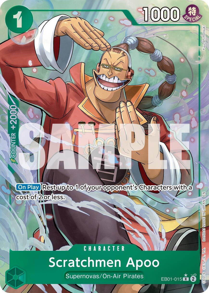 Scratchmen Apoo - EB01-015 (Alternate Art) (EB01-015) (Premium Booster -The Best- Vol. 2)