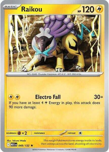 Raikou (048/132) (ME01: Mega Evolution)