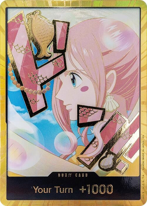 DON!! Card (Shirahoshi) (Gold) (Premium Booster -The Best- Vol. 2)