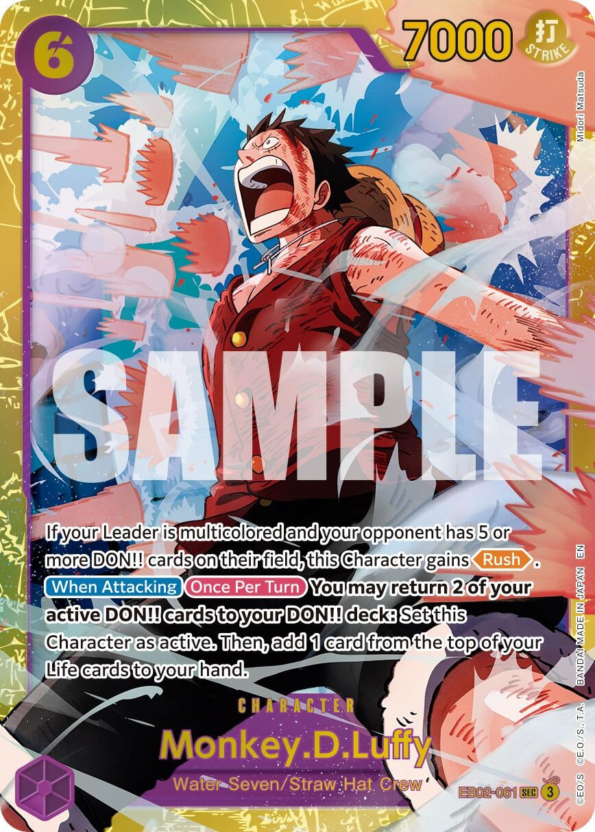 Image for Monkey.D.Luffy - EB02-061 (Reprint) (EB02-061) (Premium Booster -The Best- Vol. 2) - One Piece Card Game