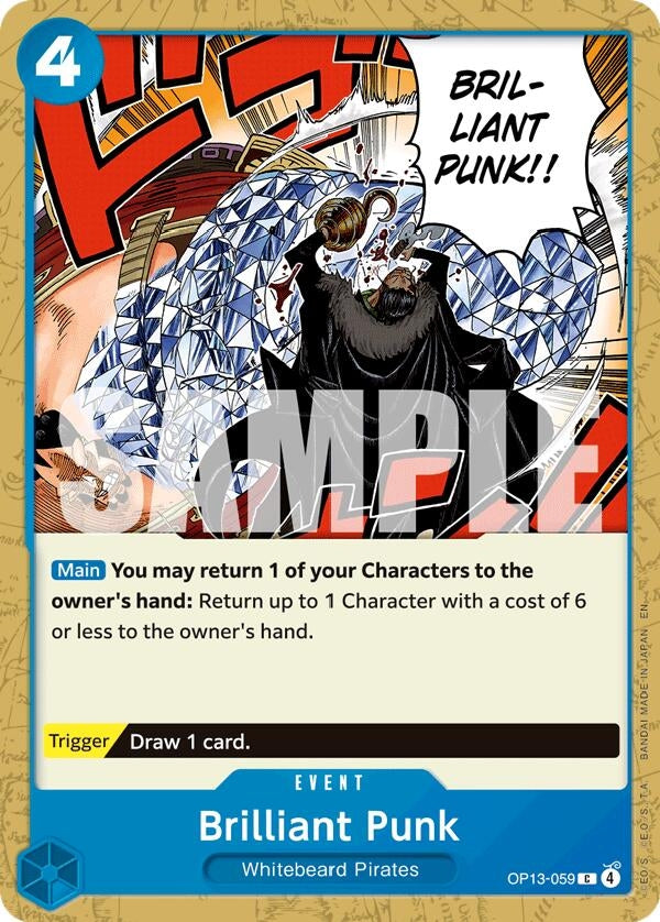 Image for Brilliant Punk (Carrying On His Will) - One Piece Card Game
