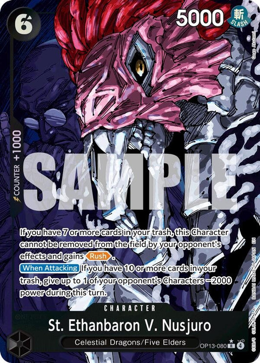 St. Ethanbaron V. Nusjuro (Alternate Art) (OP13-080) (Carrying On His Will)