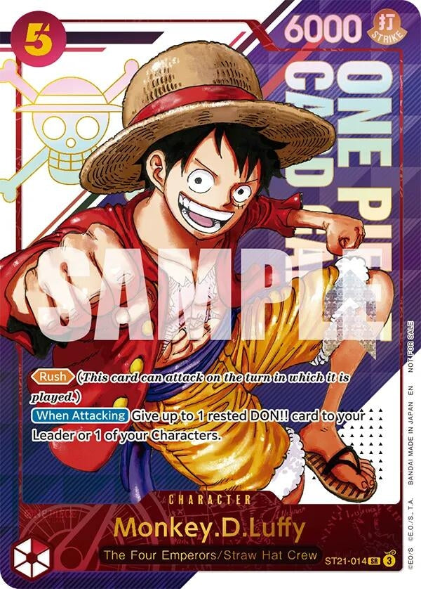 Image for Monkey.D.Luffy - ST21-014 (3rd Anniversary Treasure Campaign Pack) (ST21-014) (One Piece Promotion Cards) - One Piece Card Game