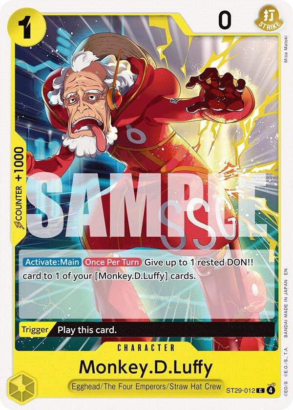 Image for Monkey.D.Luffy (012) (ST29-012) - One Piece Card Game