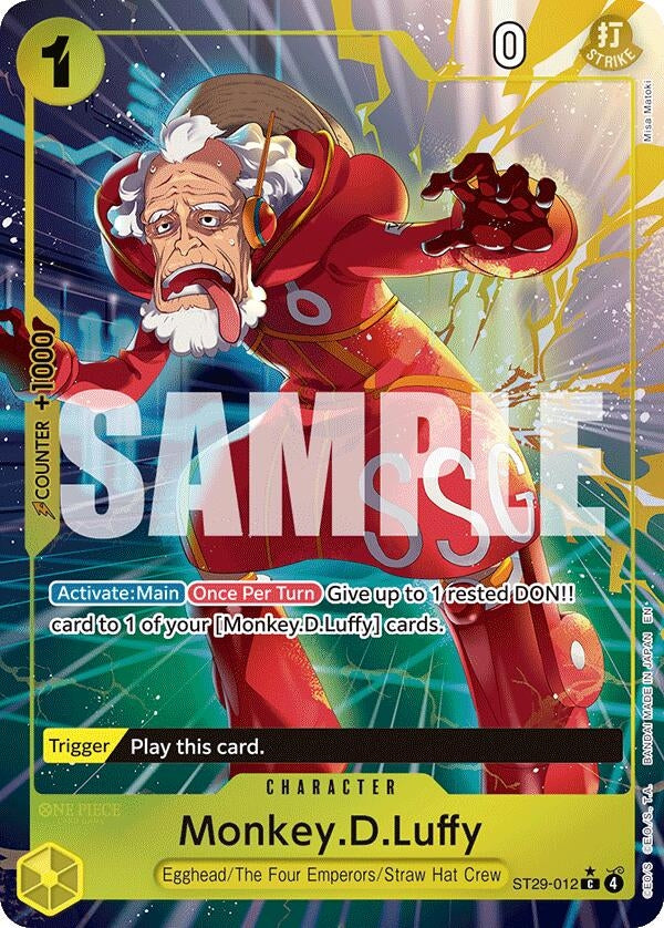 Image for Monkey.D.Luffy (012) (Full Art) (ST29-012) - One Piece Card Game