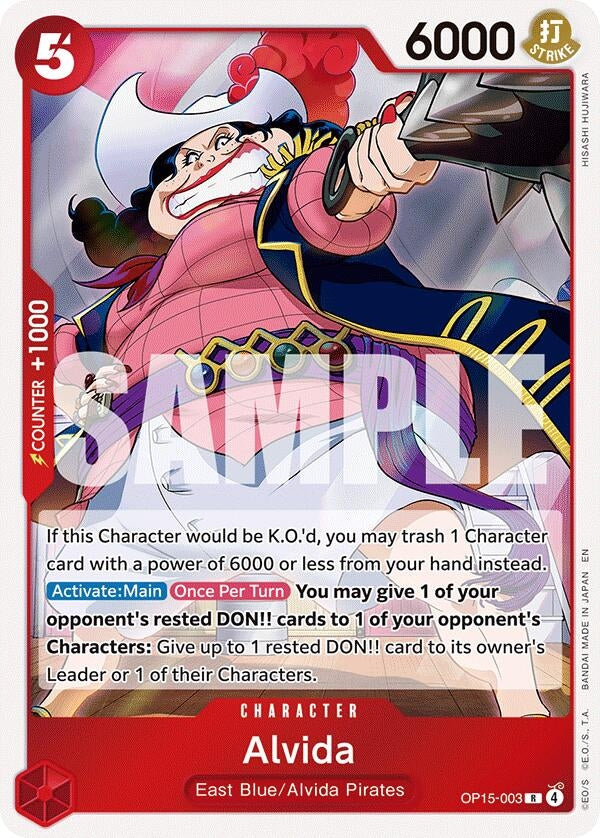 Image for Alvida (OP15-003) (Adventure on Kami's Island) - One Piece Card Game