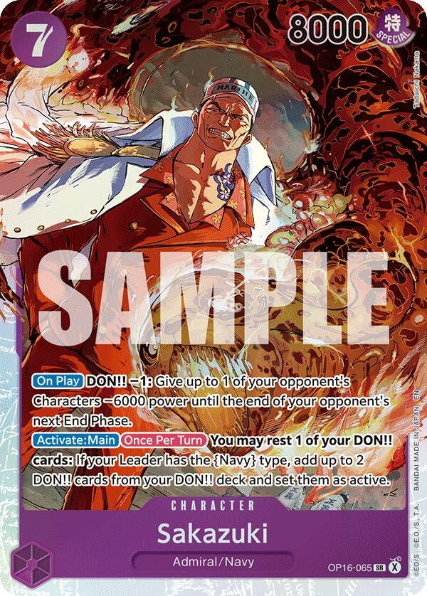 Image for Sakazuki (OP16-065) (The Time of Battle) - One Piece Card Game