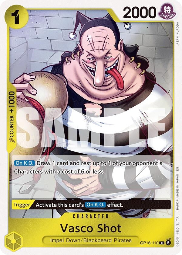 Image for Vasco Shot (OP16-110) (The Time of Battle) - One Piece Card Game