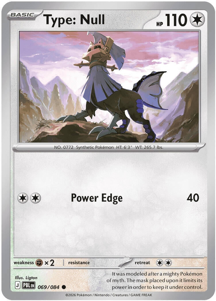 Image for Type: Null (069/084) (ME05: Pitch Black) (ME05) - Pokemon