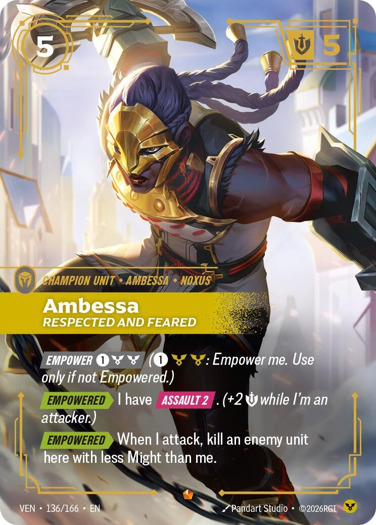Ambessa - Respected and Feared (136/166) (Vendetta) (VEN)