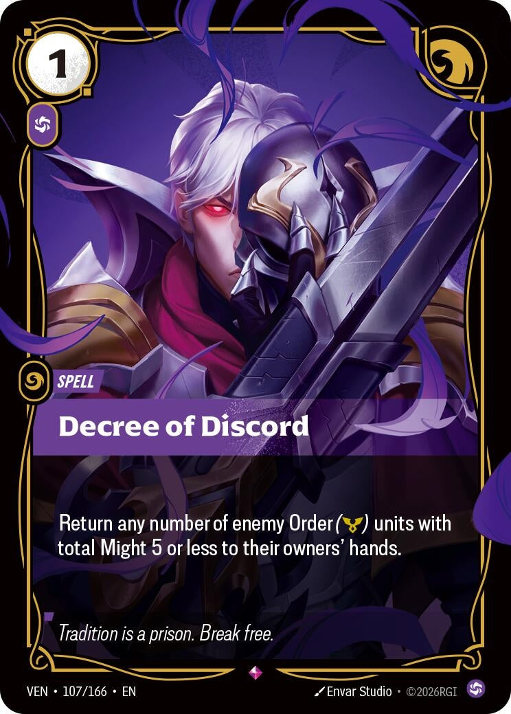 Image for Decree of Discord (107/166) (Vendetta) (VEN) - Riftbound: League of Legends Trading Card Game