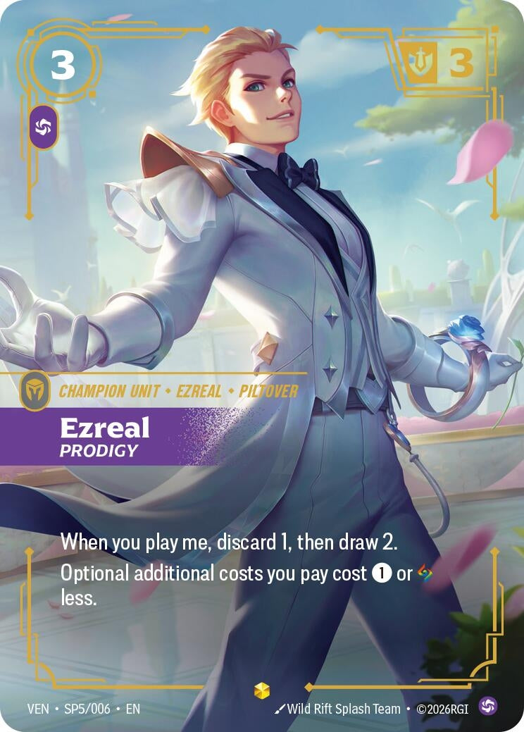Image for Ezreal - Prodigy (SP5/006) (Vendetta) (VEN) - Riftbound: League of Legends Trading Card Game