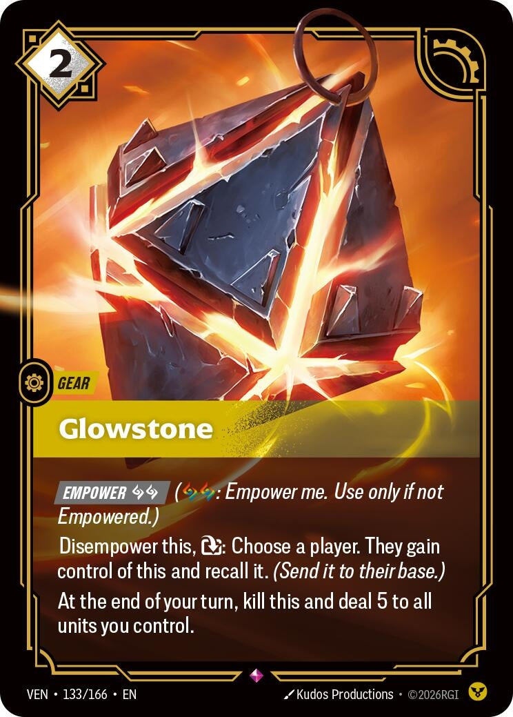 Image for Glowstone (133/166) (Vendetta) (VEN) - Riftbound: League of Legends Trading Card Game