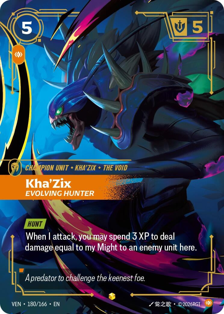 Kha'Zix - Evolving Hunter (Overnumbered) (180/166) (Vendetta) (VEN)