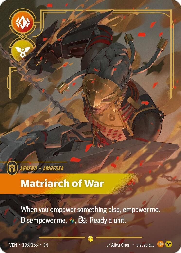 Ambessa - Matriarch of War (Overnumbered) (196/166) (Vendetta) (VEN)