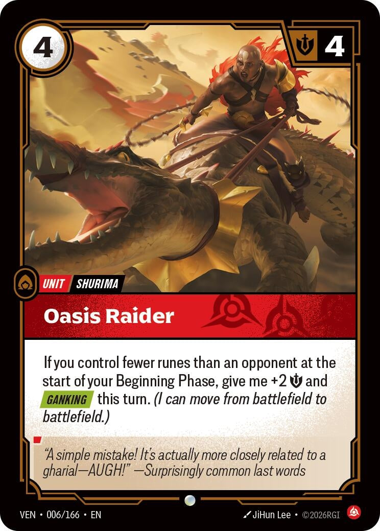 Oasis Raider (006/166) (Vendetta) (VEN)