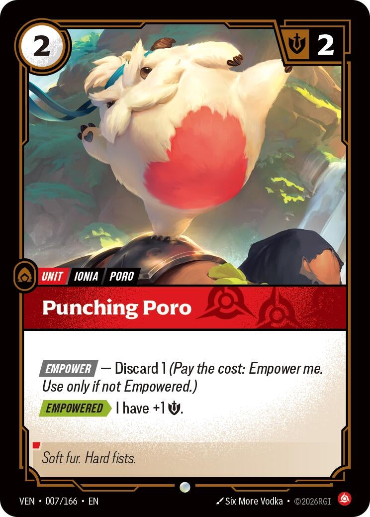 Punching Poro (007/166) (Vendetta) (VEN)