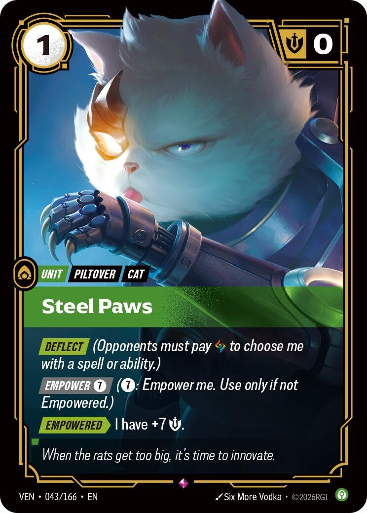 Steel Paws (043/166) (Vendetta) (VEN)
