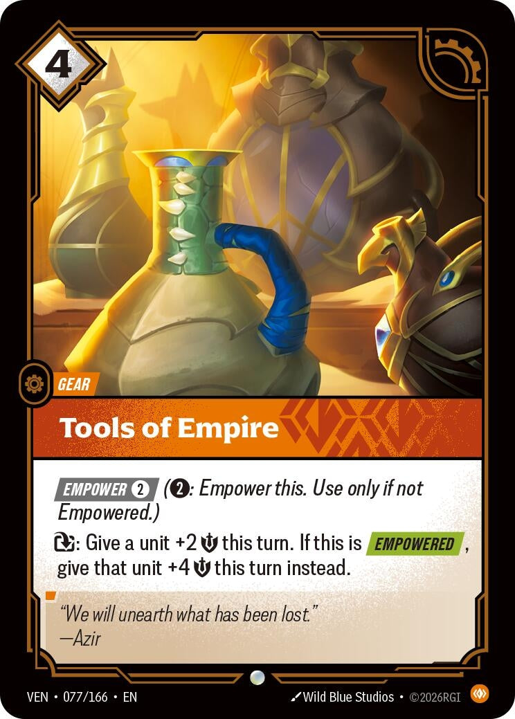 Image for Tools of Empire (077/166) (Vendetta) (VEN) - Riftbound: League of Legends Trading Card Game