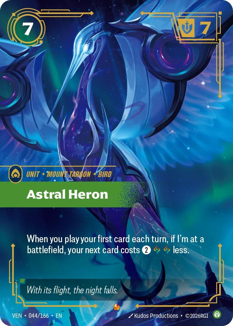 Image for Astral Heron (044/166) (Vendetta) (VEN) - Riftbound: League of Legends Trading Card Game
