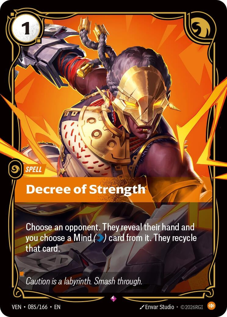 Decree of Strength (085/166) (Vendetta) (VEN)
