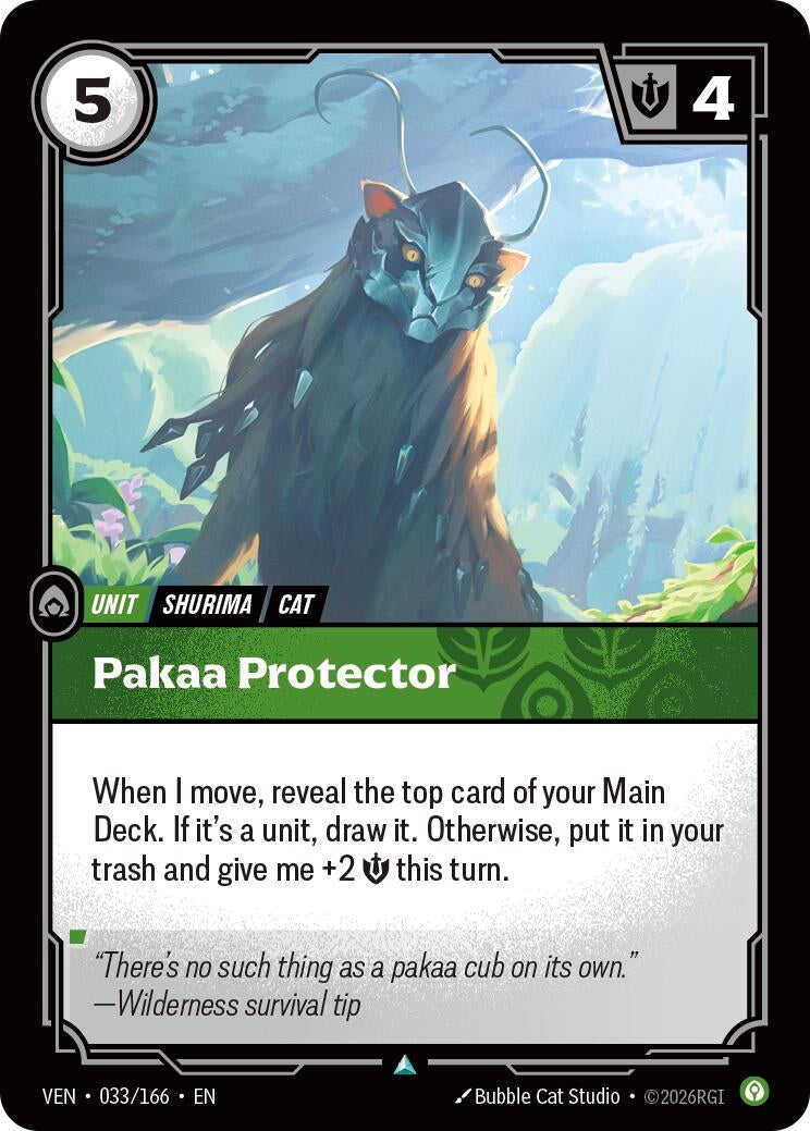 Image for Pakaa Protector (033/166) (Vendetta) (VEN) - Riftbound: League of Legends Trading Card Game