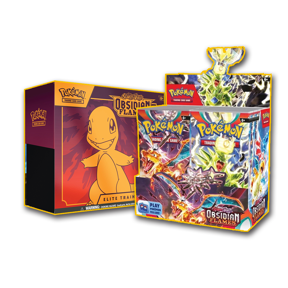 Scarlet & Violet: Obsidian Flames - Elite Trainer Box & Booster Box Bundle