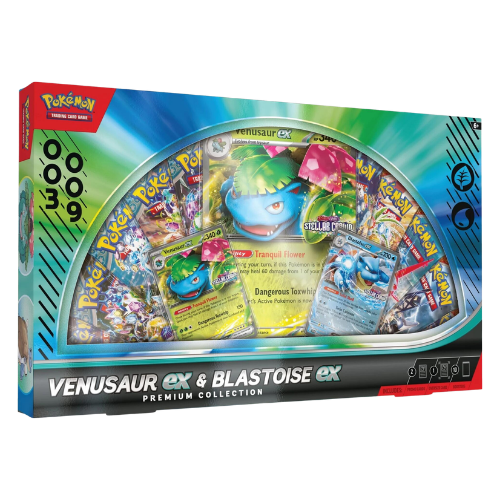 Venusaur ex & Blastoise ex Premium Collection