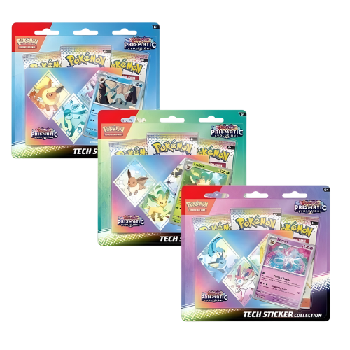 Scarlet & Violet: Prismatic Evolutions - Tech Sticker Collection Set of 3