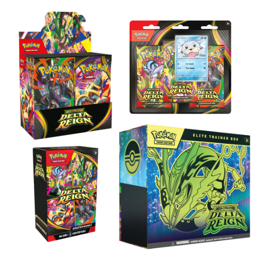 Mega Evolution: Delta Reign - Bundle (Booster Box, Elite Trainer Box, Booster Bundle, Blister)