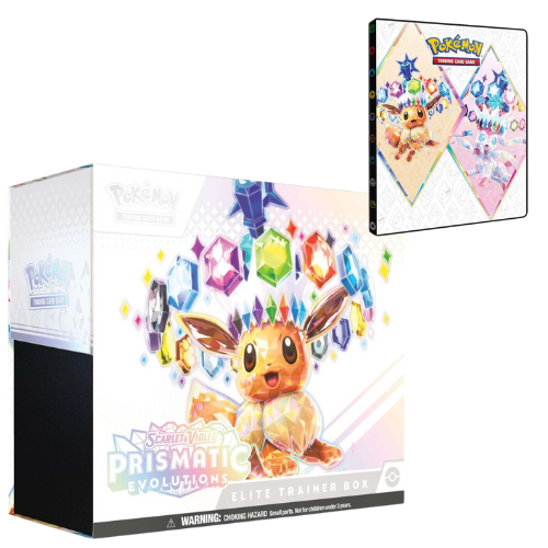 Scarlet & Violet: Prismatic Evolutions - Elite Trainer Box & Ultra Pro Binder