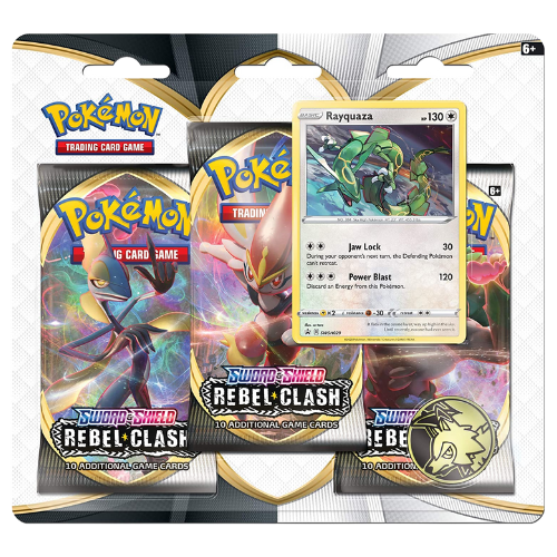 Sword & Shield: Rebel Clash - 3-Pack Blister (Rayquaza)
