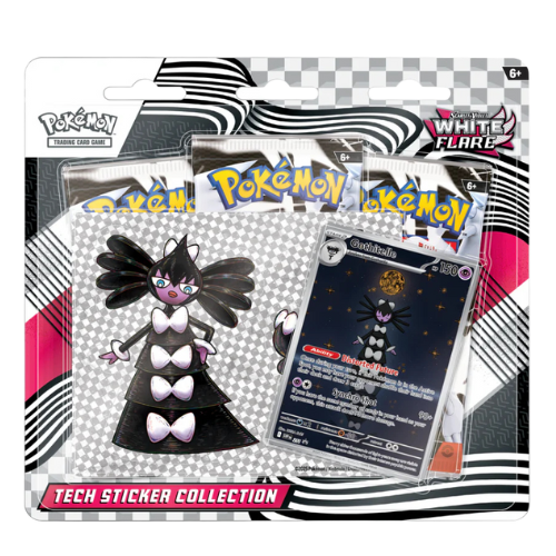 White Flare Tech Sticker Collection