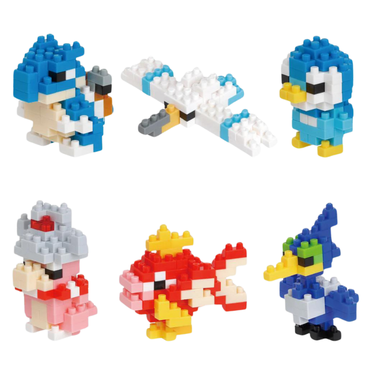Nanoblock Mini Pokemon Box - Water Type