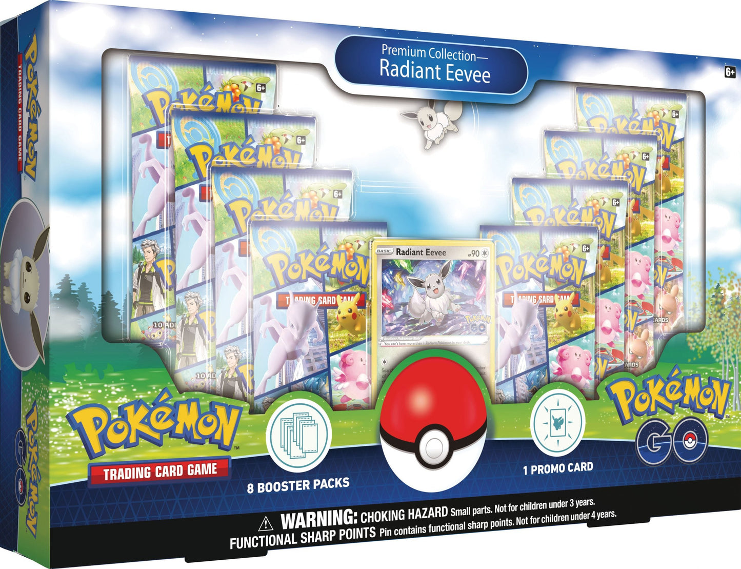Pokemon GO - Premium Collection (Radiant Eevee) Sealed Case 6