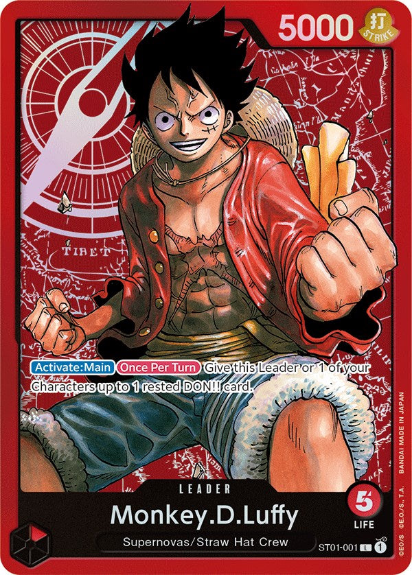 Monkey.D.Luffy (ST01-001) [Starter Deck 1: Straw Hat Crew]